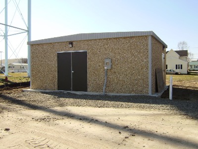 New treatment plant constructed March 2010in Greenwood.