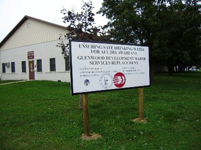 Glenwood Development Water Services Replacement- Sign