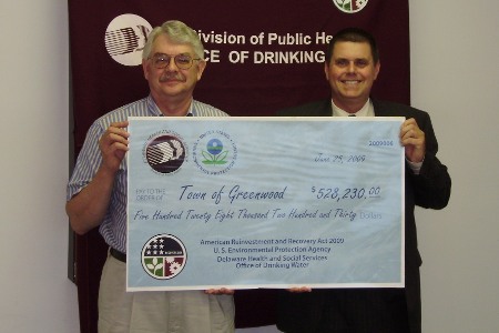 Town of Greenwood receives ARRA funds
