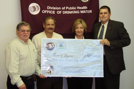 Town of Smyrna receives ARRA funds