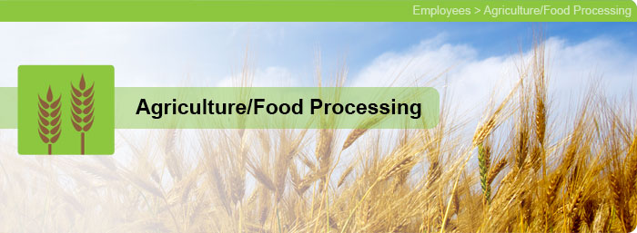 Healthy Workplaces - Employees - Agriculture and Food Processing
