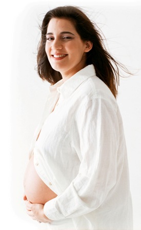 picture of a healthy pregnant woman