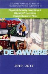 Photo of cover of Nutrition and Physical Activity plan for Delaware.