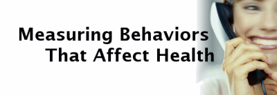 Title: Measuring Behaviors That Affect Health