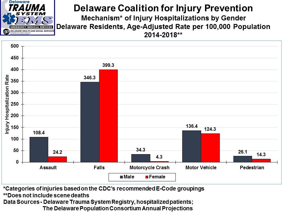 Causes of Injuries by Gender 2