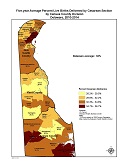 Map: Births delivered by c-section 10-14
