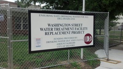 Washington Street Water Treatment Plant, pre-demolition.