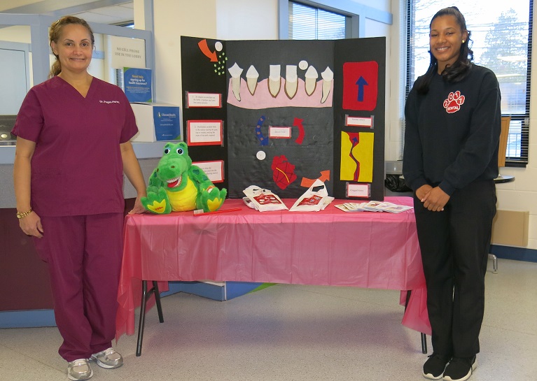 Jalyn Haith and Dr. Pagon-Perez