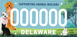 Image:Delaware Companion Animal License Plate