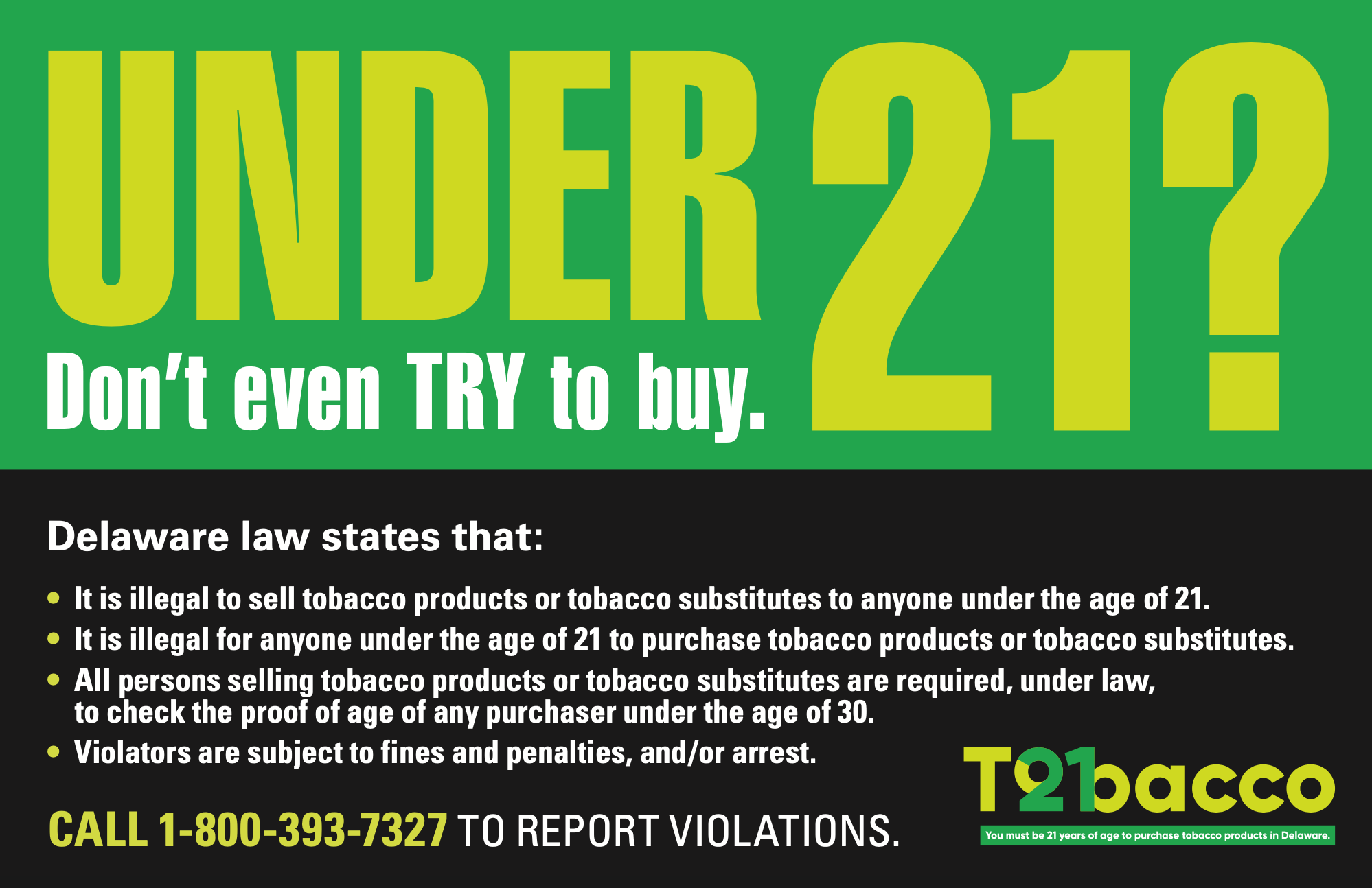 Under 21? Don't Even Try to Buy