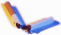 photo of broken cigarette