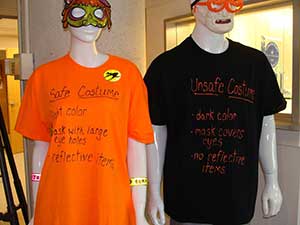 Halloween Pedestrian Safety Mannequins