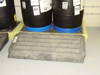 Secondary containment for NSF approveddisinfection.