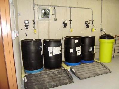 Components of the new treatment system.