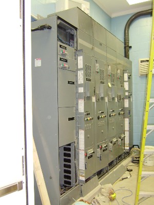 Control panels in the new treatment plant.